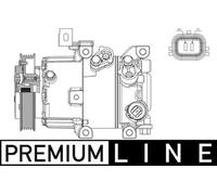 MAHLE Premium Line Aircon Compressor ACP631000P for HYUNDAI/KIA 1.4/1.6 TCI etc
