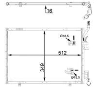 MAHLE AC 31 000P A/C Capacitor Premium Line