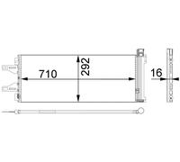 MAHLE AC 368 000P Air conditioning condenser