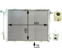 Mahle Original Aircon Condenser AC429000P Premium Line - Fits Kia Sorento & Mercedes SLK