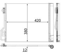 MAHLE AC 488 000P Air conditioning condenser