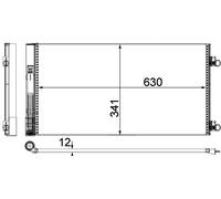 MAHLE Premium Line Aircon Condenser AC751000P for MINI R56 etc