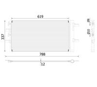 MAHLE ORIGINAL AC 894 000P Air conditioning condenser