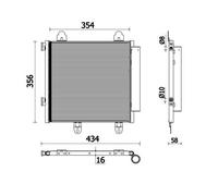 MAHLE AC 897 000P Air conditioning condenser