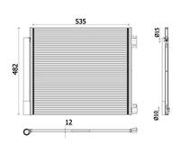 MAHLE AC 944 000P Air conditioning condenser