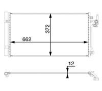 MAHLE AC 65 000P Air conditioning condenser