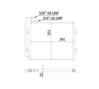 MAHLE AC 940 000P Air conditioning condenser