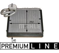 MAHLE AE106000P A/C Evaporator Parallel Cooling Pipes Fits Audi Mercedes-Benz VW