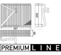 MAHLE Premium Line Aircon Evaporator AE87000P for VOLVO V70/ XC70/ XC90/S60 etc