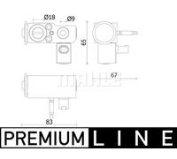 MAHLE ORIGINAL AVE 141 000P AC expansion valve
