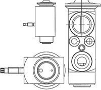 MAHLE ORIGINAL AVE 66 000P AC expansion valve