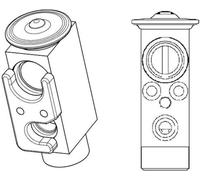 MAHLE AVE 72 000P EXPANSION VALVE AIR CONDITIONING