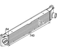 MAHLE CI 158 000P Intercooler