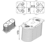 MAHLE CI 232 000P Intercooler