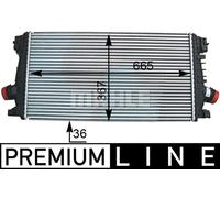 CI 364 000P Charge Air Cooler Fits Chevrolet Cruze Hatchback Station Wagon Mahle