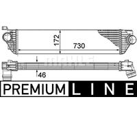 MAHLE ORIGINAL CI 386 000P Intercooler