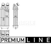 MAHLE Premium Line Charge air cooler CI419000P for CITROEN DS3 etc