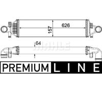 MAHLE CI 480 000P Intercooler