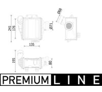 MAHLE CI 539 000P Intercooler