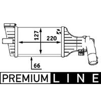 MAHLE ORIGINAL CI 55 000P Intercooler