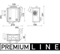 ✅Fits MAHLE CI 639 000P Low-temperature Cooler, charge air cooler CI ⭐UK Seller⭐