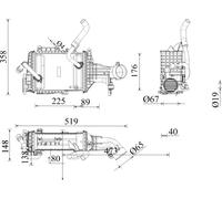 MAHLE CI 665 000P Intercooler
