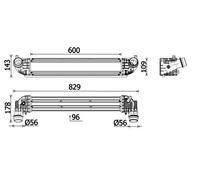 MAHLE CI 668 000P Intercooler