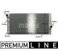 MAHLE Premium Line Coolant Radiator CR1147000P for BMW 7 (E67) etc