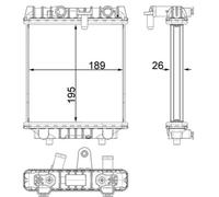 Mahle Radiator PREMIUM LINE - CR1966000P
