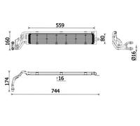 MAHLE CR 2697 000P Engine radiator