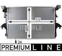 MAHLE ORIGINAL CR 805 000P Engine radiator