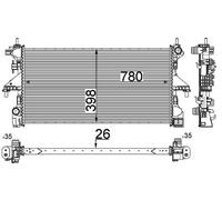 MAHLE CR 808 000P Engine radiator