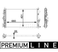 MAHLE CR 927 000P Engine radiator