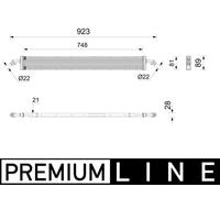 MAHLE Premium Line Engine Coolant Radiator CR2807000P