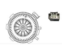 MAHLE ORIGINAL AB 89 000P Interior Blower