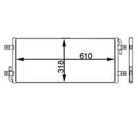 MAHLE Premium Line Low-temperature radiator CIR22000P for VOLVO FM etc