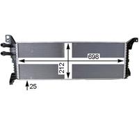 MAHLE CIR 9 000P Low Temperature Cooler, intercooler