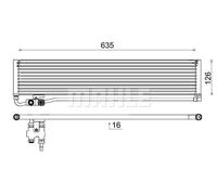 MAHLE CLC 232 000P Automatic transmission oil cooler