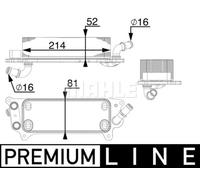 MAHLE CLC 77 000P Automatic transmission oil cooler