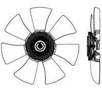 MAHLE Premium Line Radiator/condenser fan CFF491000P for RENAULT MASCOTT etc