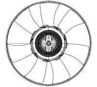 MAHLE ORIGINAL CFF 500 000P Fan, radiator