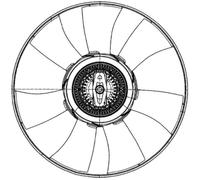 MAHLE Premium Line Radiator/condenser fan CFF501000P for VW CRAFTER etc