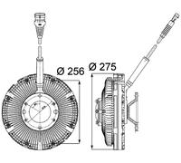 MAHLE CFC 97 000P Fan clutch