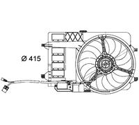 MAHLE CFF 29 000S Fan, radiator