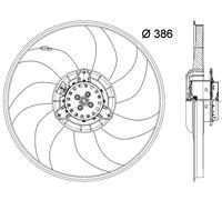 Mahle Electric Fan 213720510