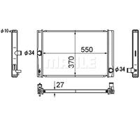 Mahle Radiator - CR1865000S