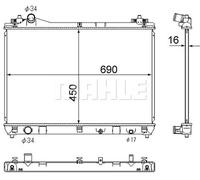 Mahle Radiator - CR1871000S