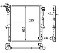 Mahle Radiator - CR1880000S