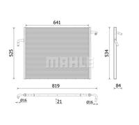 Mahle Radiator CR2606000P - OE Quality To Fit Volvo S60 III
