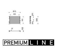 MAHLE CR 2805 000P Engine radiator